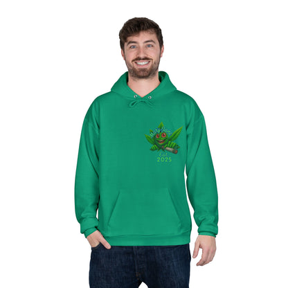Ghostly Vibes Eco-Friendly Hoodie, Halloween Sweatshirt, Unisex Pullover, Festival Fashion, EcoSmart Apparel, Ghost Goblins Ganja