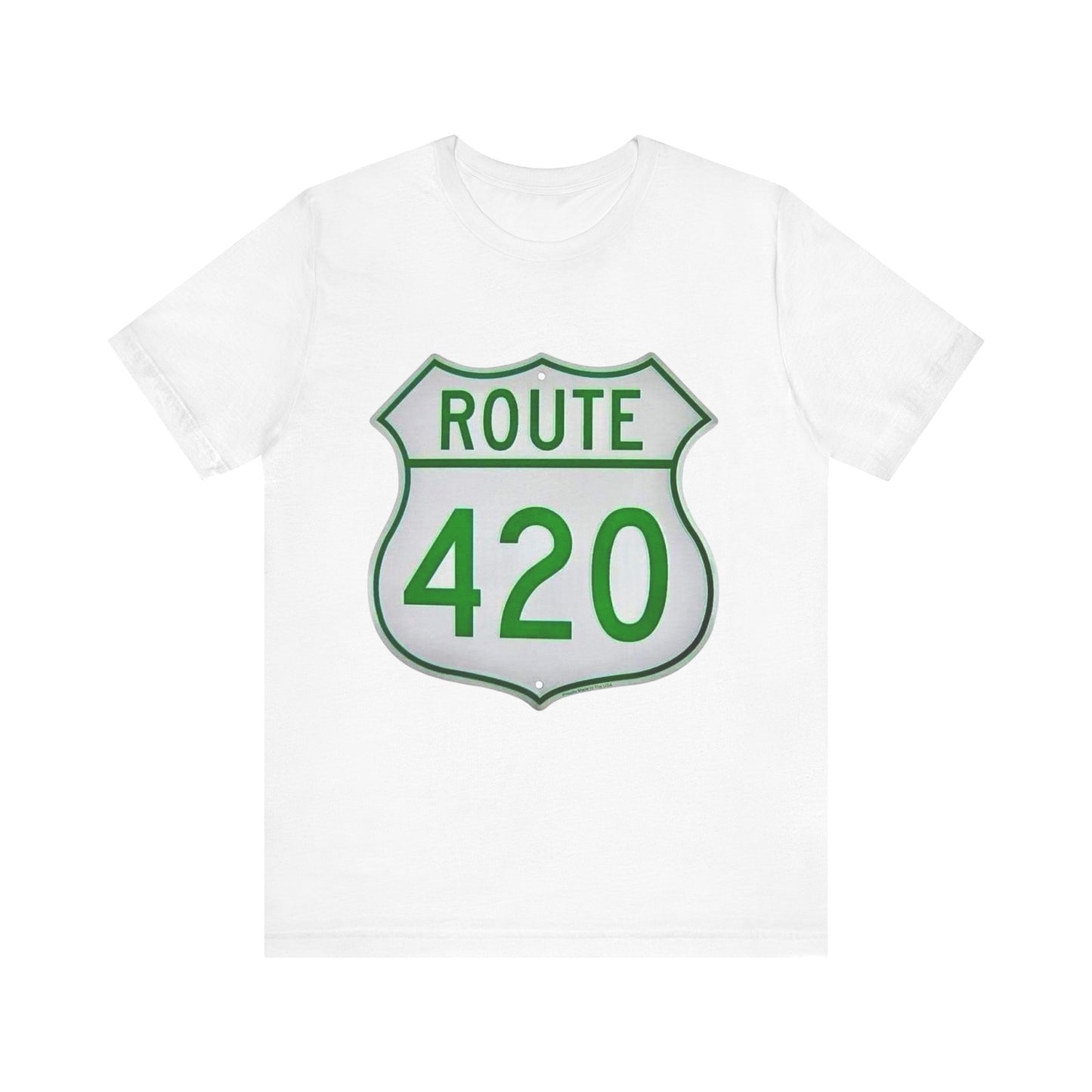 Route 420 Graphic Tee, Unisex Short Sleeve Shirt, Vintage Road Trip Shirt, Cool Casual Wear, Gift for Adventure Lovers, Fun Summer Tee