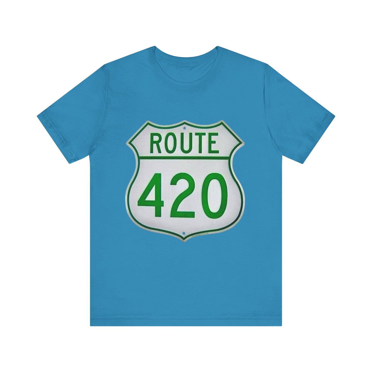 Route 420 Graphic Tee, Unisex Short Sleeve Shirt, Vintage Road Trip Shirt, Cool Casual Wear, Gift for Adventure Lovers, Fun Summer Tee