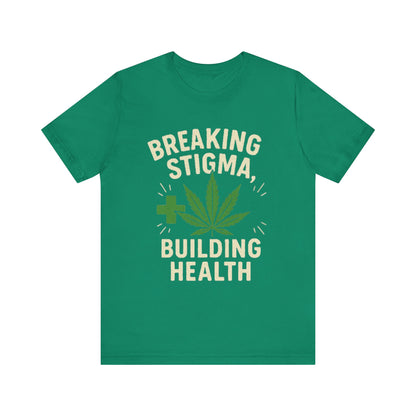 Breaking Stigma Unisex Jersey Tee - Cannabis Awareness Shirt, Gift for Activists, Eco-Friendly Clothing, Everyday Wear, Mental Health [...]