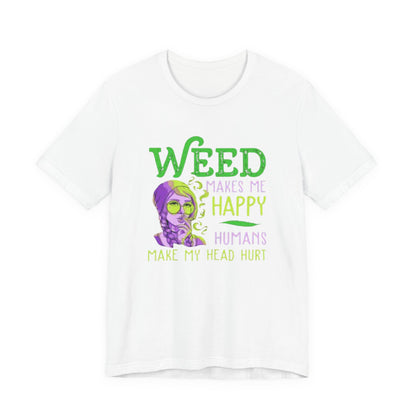 Funny Weed T-Shirt, Casual Tee for Stoners, Great Gift for 420 Celebrations, Unique Humor Shirt for Relaxing, Unisex Jersey Short Sleeve Tee-Mary Jane 2025