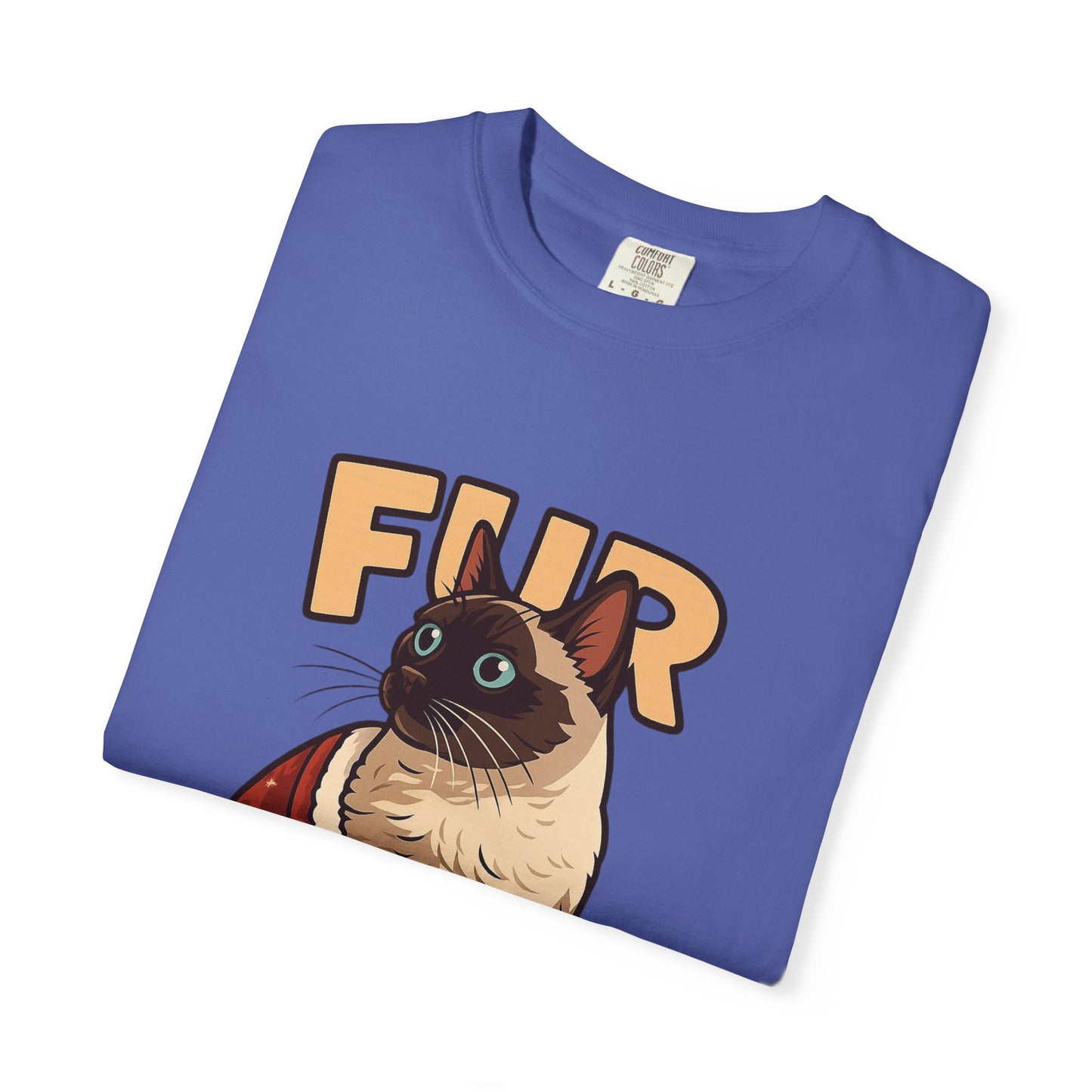 Fur Daddy T-Shirt — Cute Siamese Cat Graphic Tee for Cat Dads