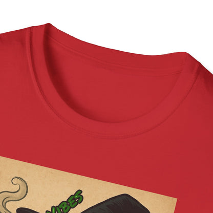 Witchy Vibes Unisex Softstyle T-Shirt, Halloween Costume Tee, Gift for Her, Boho Witch Shirt, Vintage Graphic Tee, Spooky Apparel