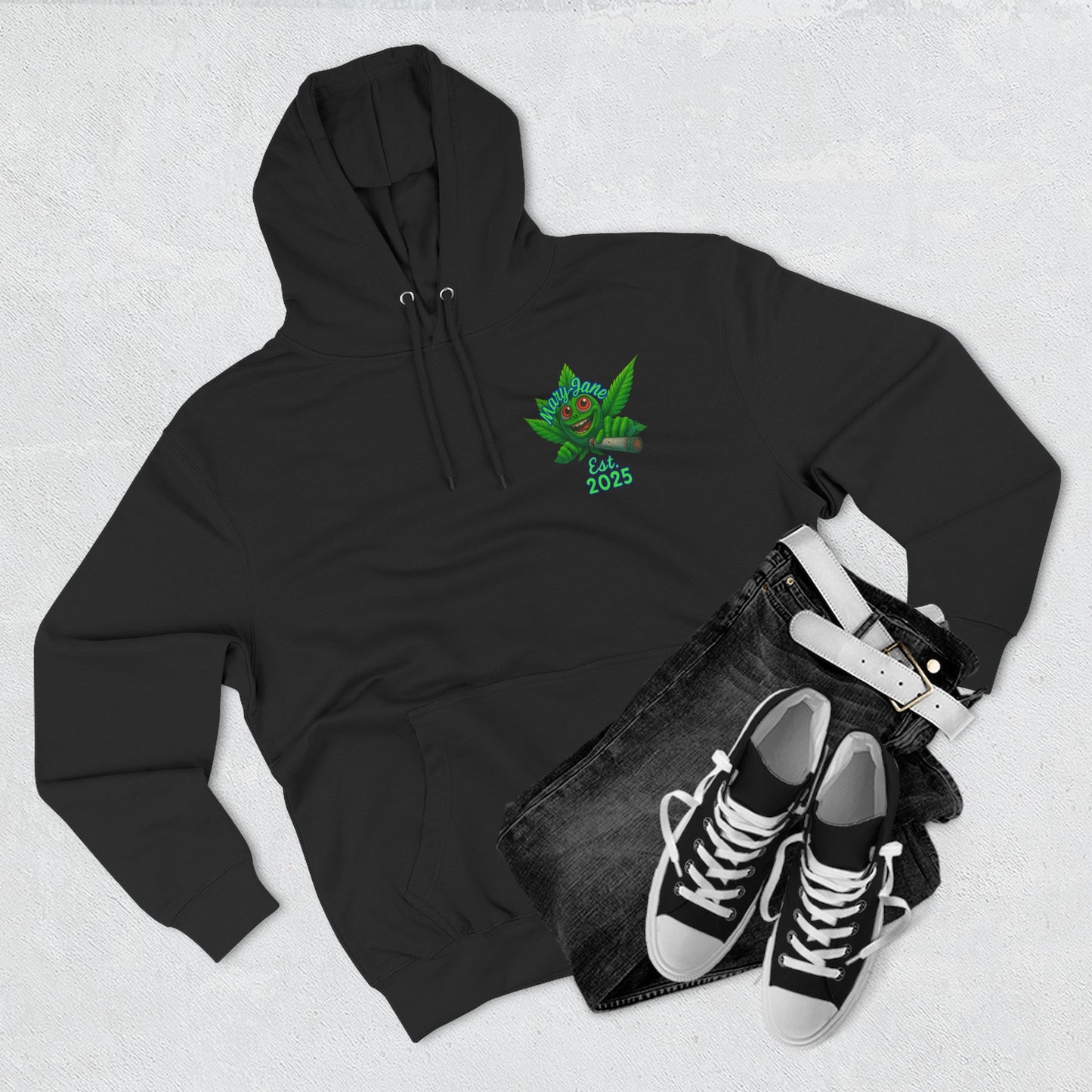 Green Horror Bud-Friend Fleece Hoodie