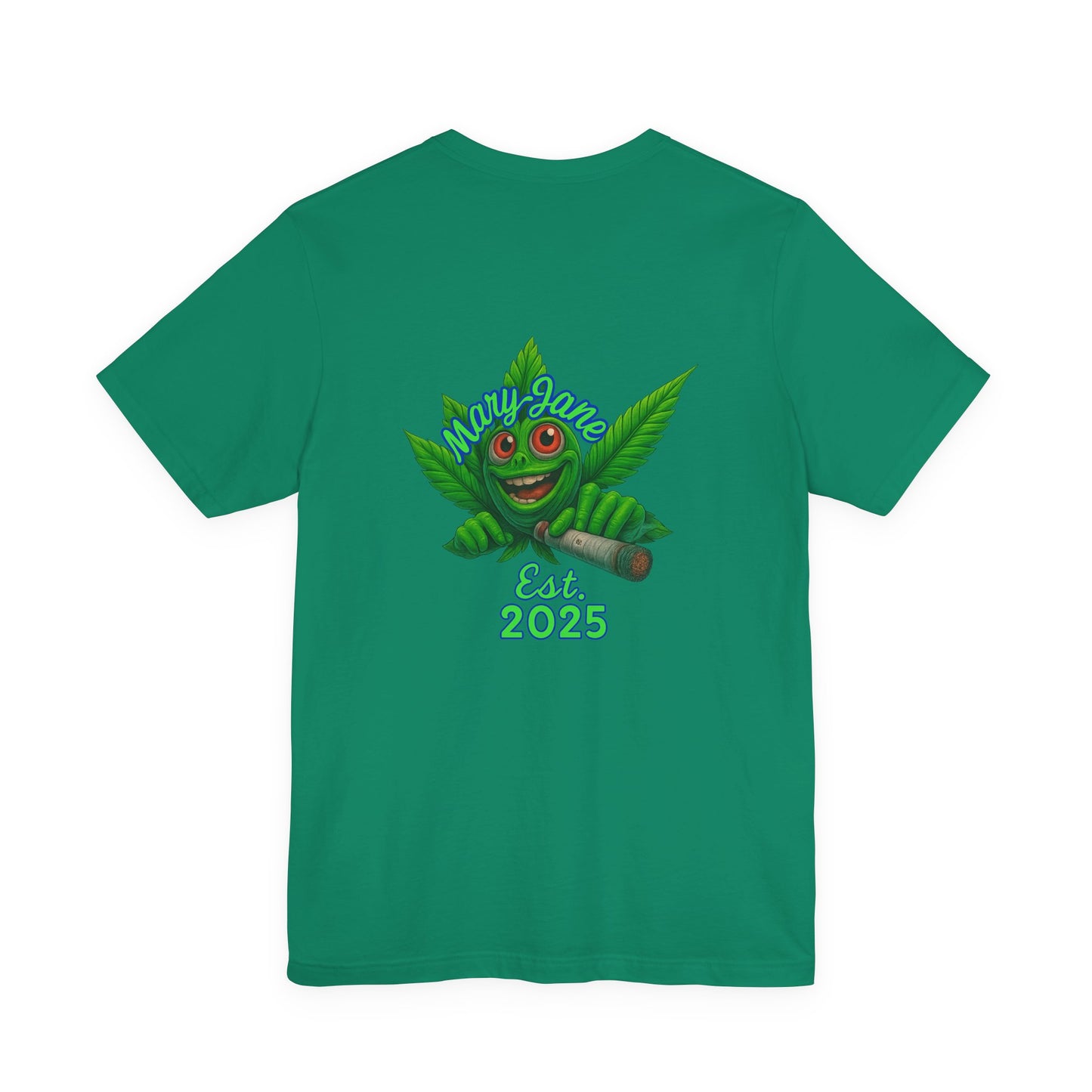 Ghost Goblins and Ganja T-Shirt, Funny Halloween Tee, Weed Lover Gift, Unisex Graphic Tee, Stoner Apparel, Est. 2025 Shirt