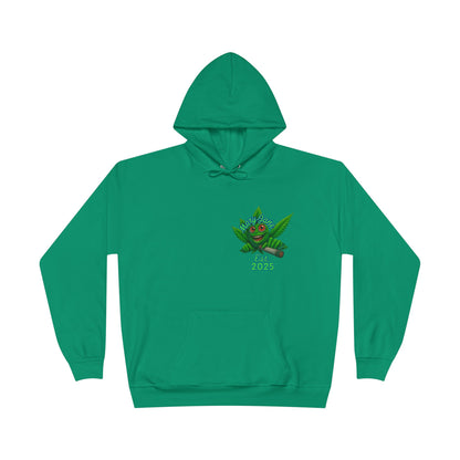 Ghostly Vibes Eco-Friendly Hoodie, Halloween Sweatshirt, Unisex Pullover, Festival Fashion, EcoSmart Apparel, Ghost Goblins Ganja