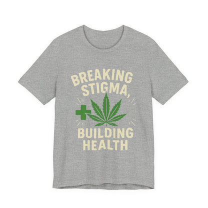 Breaking Stigma Unisex Jersey Tee - Cannabis Awareness Shirt, Gift for Activists, Eco-Friendly Clothing, Everyday Wear, Mental Health [...]
