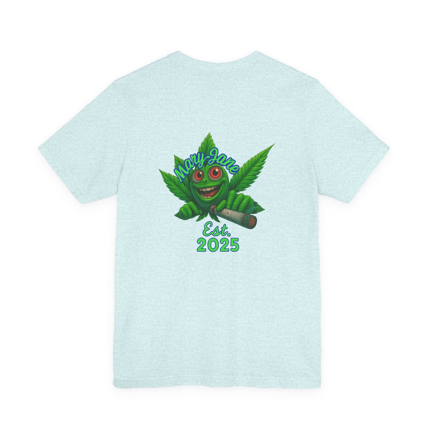 Ghost Goblins and Ganja T-Shirt, Funny Halloween Tee, Weed Lover Gift, Unisex Graphic Tee, Stoner Apparel, Est. 2025 Shirt