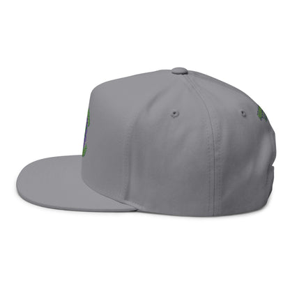 Embroidered Flat Bill Cap - Stay Blazin' Green Design, Adjustable Cap for Sports, Casual Wear, Gift Idea, Stay Blazin Stay Amazin Trucker Hat – Mary-Jane EST 2025 | Neon Green & Purple 420 Streetwear