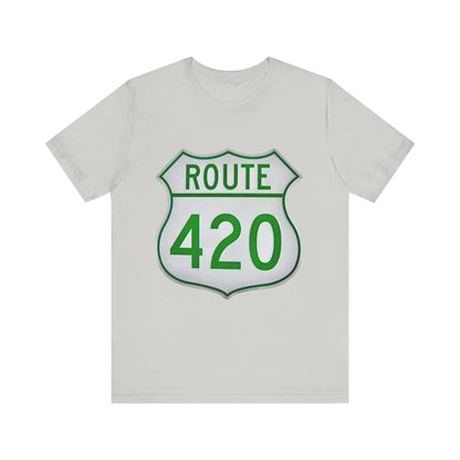 Route 420 Graphic Tee, Unisex Short Sleeve Shirt, Vintage Road Trip Shirt, Cool Casual Wear, Gift for Adventure Lovers, Fun Summer Tee