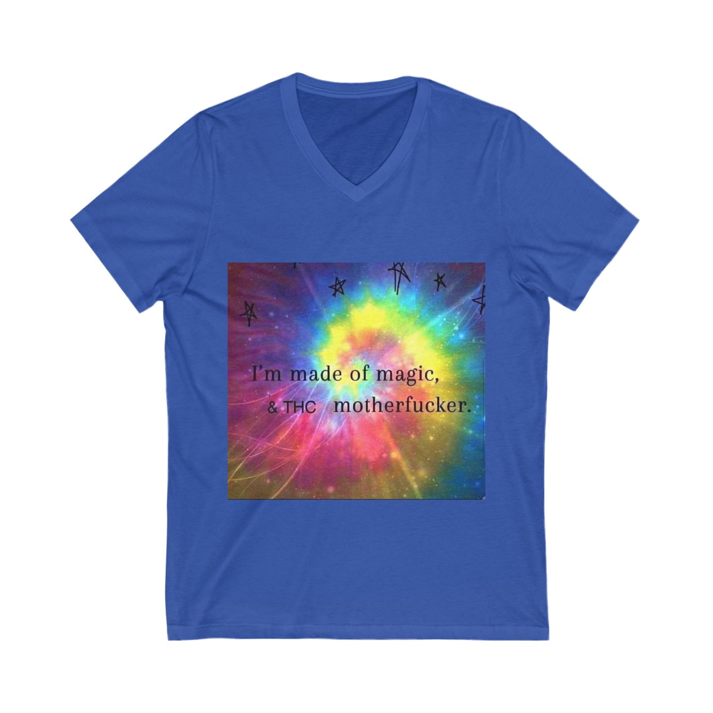 Magic V-Neck Tee | Unisex Jersey Short Sleeve Tee, Inspirational Shirt, Funny Gift, Unique Apparel, Fun Fashion-Mary Jane 2025